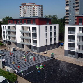 Baufortschritt Neubau Wohn- und Bürogebäude - Singen