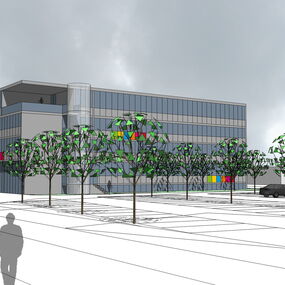 Verwaltungsbau Betriebsgebaeude Kundencenter Radolfzell