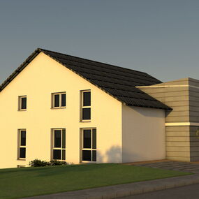 5-Familienhaus-Massivbau Renderbild