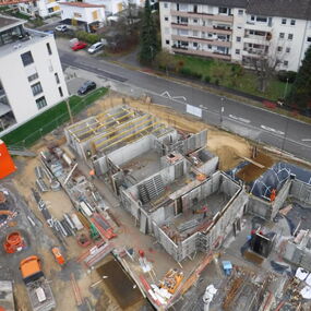 Neubau in Singen - Baufortschritt