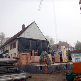 Teilabbruch Wohngebaeude Anbau Massivbau Radolfzell Guettingen Architekt Hoener