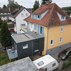 Wohngebäude Anbau Holzbau Konstanz Wollmatingen Architekt Höner