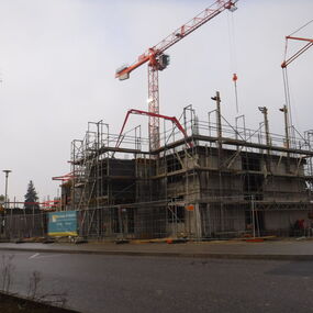 Neubau in Singen - Baufortschritt