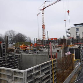 Neubau in Singen - Baufortschritt