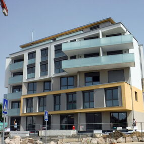 Neubau Wohngebauede Buerogebaeude in Singen - Baufortschritt