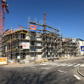 Neubau in Singen - Baufortschritt