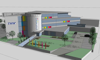 Verwaltungsbau Betriebsgebaeude Kundencenter Radolfzell