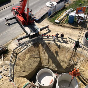 Neubau in Singen - Baufortschritt
