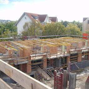 Baufortschritt Neubau Wohn- und Bürogebäude - Singen