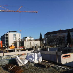 Neubau in Singen - Baufortschritt