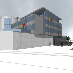 Verwaltungsbau Betriebsgebaeude Kundencenter Radolfzell