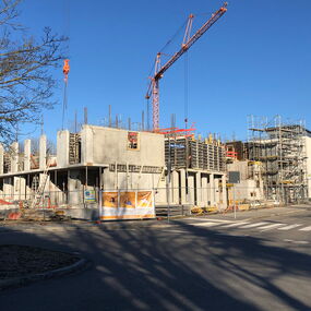 Neubau in Singen - Baufortschritt