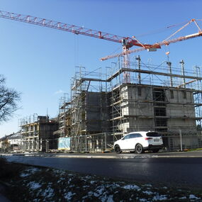Neubau in Singen - Baufortschritt