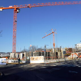 Neubau in Singen - Baufortschritt