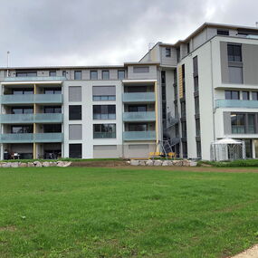 Neubau Wohngebauede Buerogebaeude in Singen - Baufortschritt