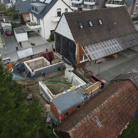 Teilabbruch Wohngebaeude Anbau Massivbau Radolfzell Guettingen Architekt Hoener