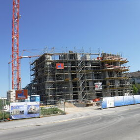 Neubau in Singen - Baufortschritt