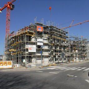 Neubau in Singen - Baufortschritt