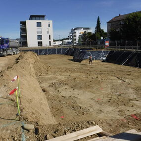 Neubau in Singen - Baufortschritt