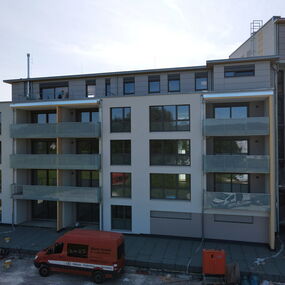 Neubau Wohngebauede Buerogebaeude in Singen - Baufortschritt