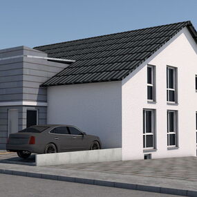 5-Familienhaus-Massivbau Renderbild