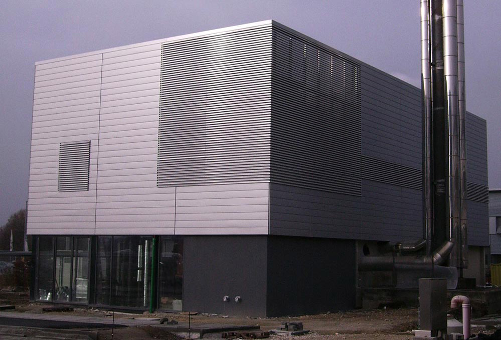 Umbau und Erweiterung Baubüro und Werkstätten F13 + Heizwerk F12