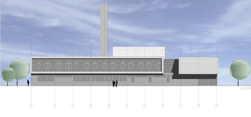 Umbau und Erweiterung Baubüro und Werkstätten F13 + Heizwerk F12